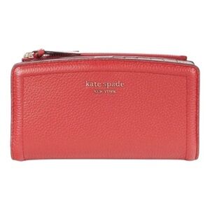 KATE SPADE NEW YORK Slim Leather Zip Wallet